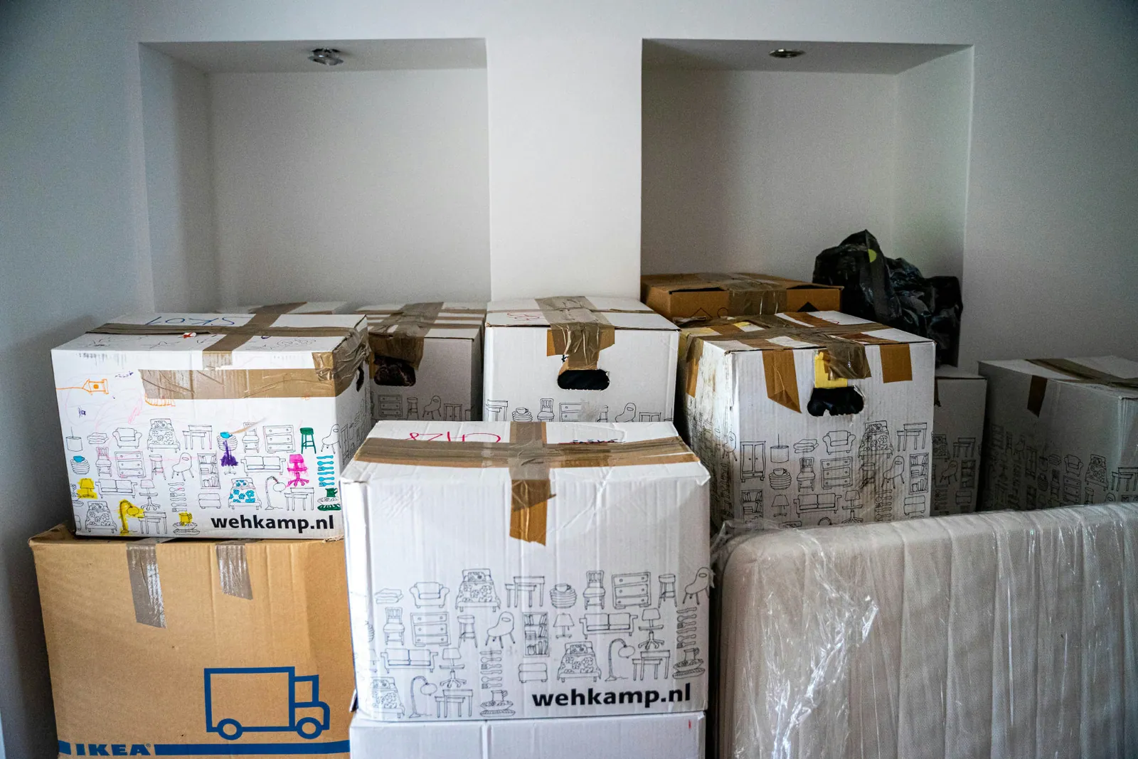 Packed up for the big move